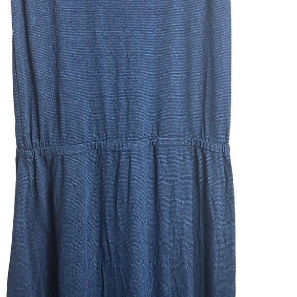 Marine Layer Womens Maxi Tank Dress Size Large Blue Sleeveless Elastic Waist - Picture 4 of 9